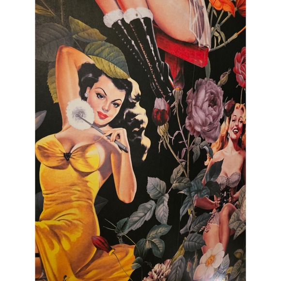 Vintage Pinup Girl Poster‎ Art Boudoir Decor Burlesque Wall Art